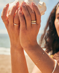 0.12 ct Michelle 14k Yellow Gold Delicate Bracelet in White Diamond