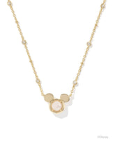 Disney | Kendra Scott Gold Mickey Mouse Short Pendant Necklace in Freshwater Cultured Pearl