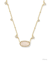 Disney | Kendra Scott Gold Mickey Mouse Elisa Short Pendant Necklace in Iridescent Drusy