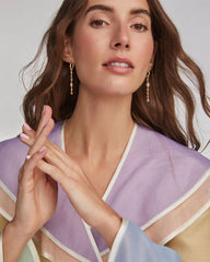 Mini Elisa and Abbie Gold Convertible Huggie Earrings