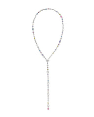 Mini Elisa and Abbie Silver Convertible Strand Necklace