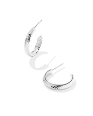 Miranda Sterling Silver Convertible Hoop Earrings