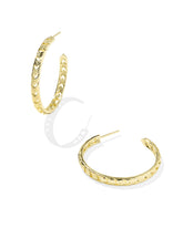 Miranda 18k Gold Vermeil Hoop Earrings