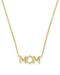 Mom Sparkle 18k Gold Vermeil Short Pendant Necklace