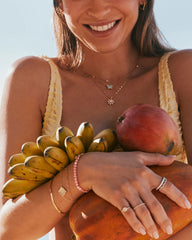 Multicolor Mirror 18k Gold Vermeil Chain Bracelet