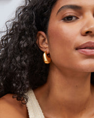 Raylyn Hoop Earrings in 18k Gold Vermeil