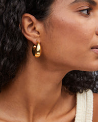 Raylyn Hoop Earrings in 18k Gold Vermeil