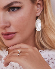 2 ct Round Solitaire Engagement Ring in 14k Yellow Gold