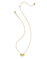 Samantha Sun Gold Short Pendant Necklace