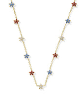 Sierra Star Gold Crystal Strand Necklace