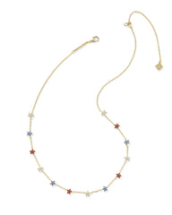 Sierra Star Gold Crystal Strand Necklace