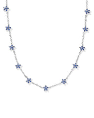Sierra Silver Star Crystal Strand Necklace