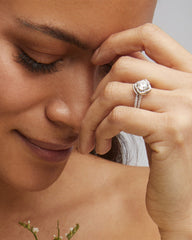 Signature Band Ring in 14k White Gold