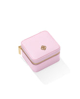 Small Travel Jewelry Case in Pink