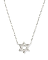 Star of David Pendant Necklace in Sterling Silver