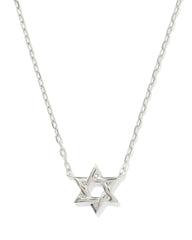 Star of David Pendant Necklace in Sterling Silver