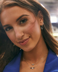 Tiny Football 14k White Gold Pendant Necklace