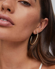 Veronica Hoop Earrings in Gold