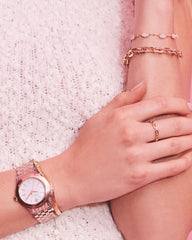 Wren Band Ring in Mixed Metal