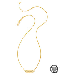 Phi Sigma Rho Pendant Necklace in 18k Gold Vermeil