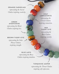 Cade Oxidized Sterling Silver Bracelet in Multi Mix