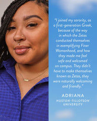 Zeta Phi Beta Pendant Necklace in 18k Gold Vermeil