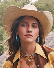 Starla Vintage Gold Collar Necklace