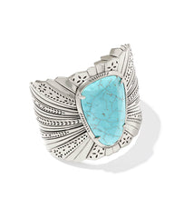 Starla Vintage Silver Cuff Bracelet