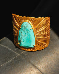 Starla Vintage Gold Cuff Bracelet