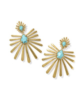 Starla Vintage Gold Statement Earrings
