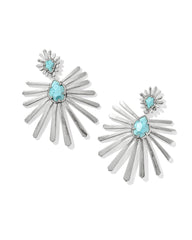 Starla Vintage Silver Statement Earrings