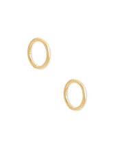 Keeley 10mm Huggie Earrings in 18k Gold Vermeil