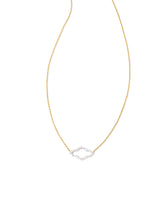0.16 ct Abbie 14k Yellow Gold Pendant Necklace in White Diamond