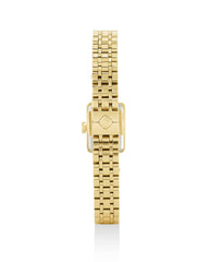 Adela Gold Tone Stainless Steel Watch in Black Mother-of-Pearl