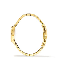 Alex Gold Tone Stainless Steel 28mm Watch in Ivory Mother-of-Pearl