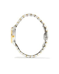 Alex Two Tone Stainless Steel 28mm Watch in Ivory Mother-of-Pearl