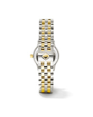 Alex Two Tone Stainless Steel 28mm Watch in Ivory Mother-of-Pearl