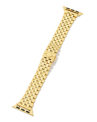 Alex 5 Link Watch Band in Gold Mix Stainless Steel