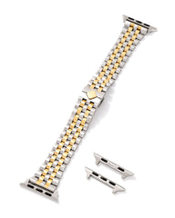Alex 5 Link Watch Band in Two Tone Stainless Steel