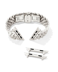 Alex 5 Link Watch Band in Silver Stainless Steel