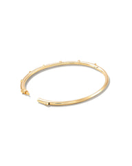 0.5 ct Astrid 14k Yellow Gold Bangle Bracelet in White Diamond