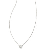 0.15 ct Audrey 14k White Gold Pendant Necklace in White Diamond