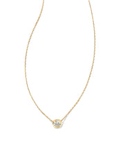 0.25 ct Audrey 14k Yellow Gold Pendant Necklace in White Diamond