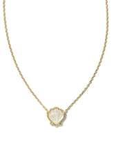 Brynne Shell Gold Short Pendant Necklace