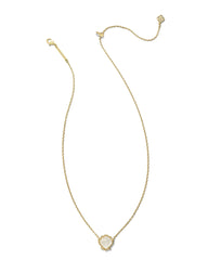 Brynne Shell Gold Short Pendant Necklace