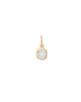 Davie 18k Gold Vermeil Charm in Rock Crystal