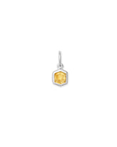 Davie Sterling Silver Charm in Light Citrine