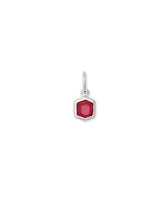 Davie Sterling Silver Charm in Garnet