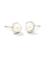 Davie Pearl Sterling Silver Stud Earrings in Freshwater Cultured Pearl