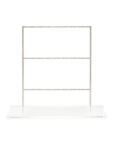 Earring Ladder Jewelry Stand in Antique Silver